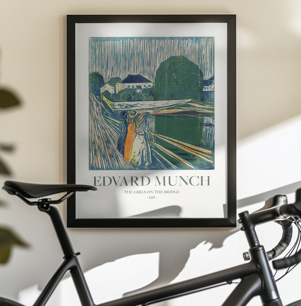 The Girls On The Bridge - Poster / Art Print - interiör
