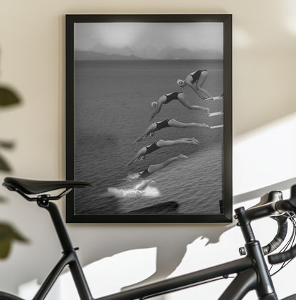 The beauty of diving - Poster / Art Print - interiör