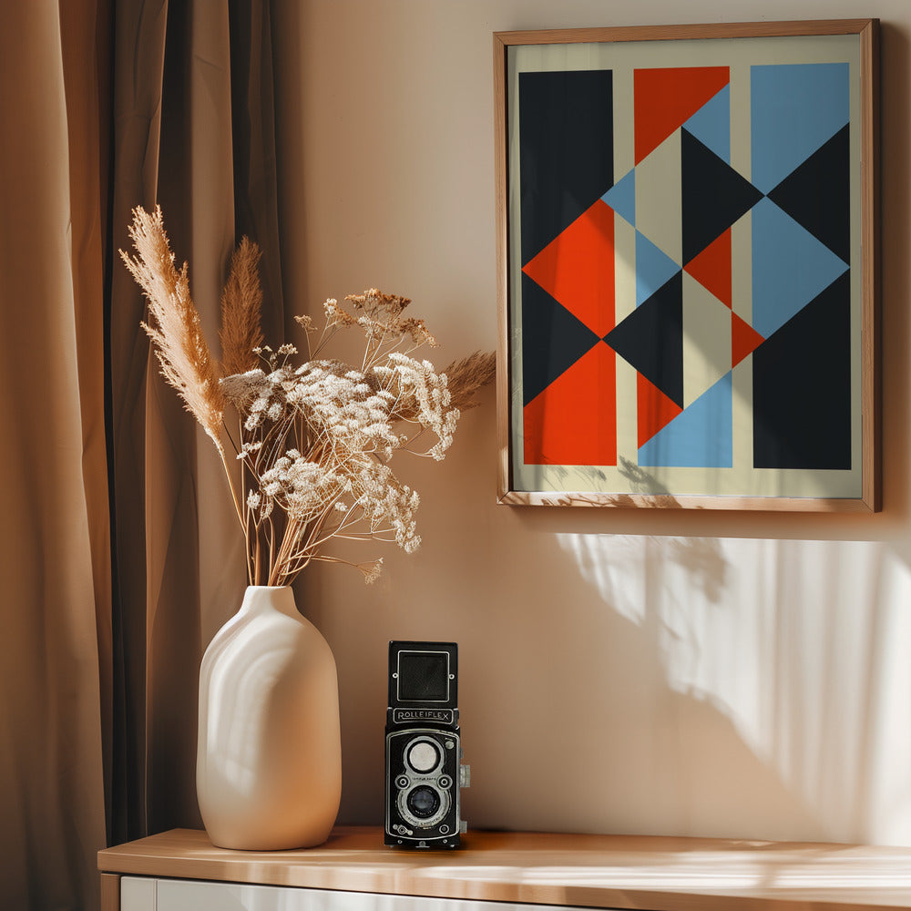 Geometric Patterns #2 - Poster / Art Print - interiör