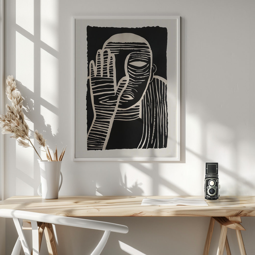 Stop - Poster / Art Print - interiör