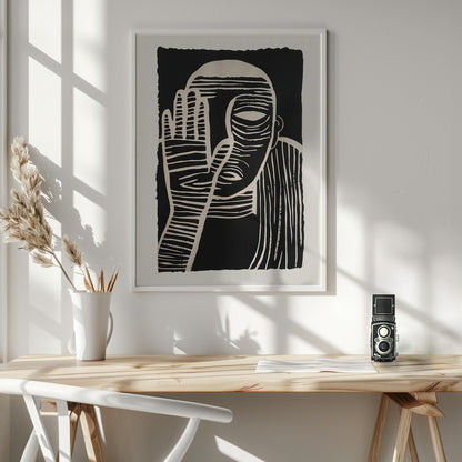 Stop - Poster / Art Print - interiör