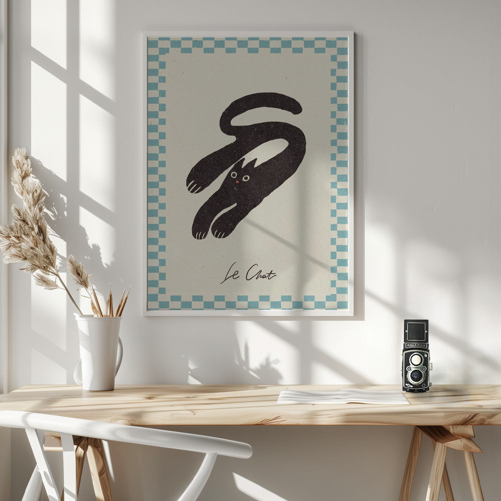 Le Chat - Poster / Art Print - interiör