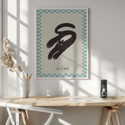 Le Chat - Poster / Art Print - interiör