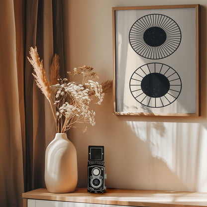Circles! - Poster / Art Print - interiör