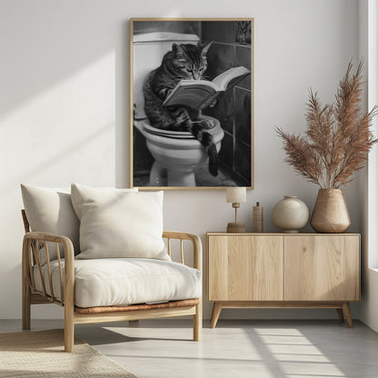 Literary Litter Box - Poster / Art Print - interiör