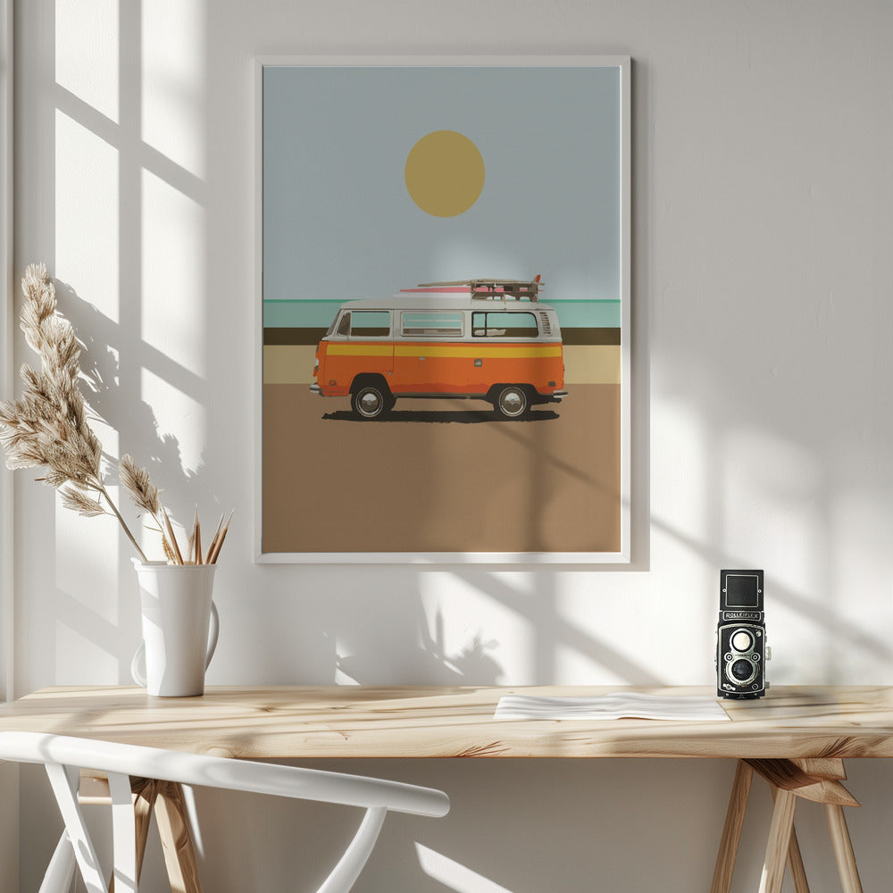 Road Trip 1 - Poster / Art Print - interiör