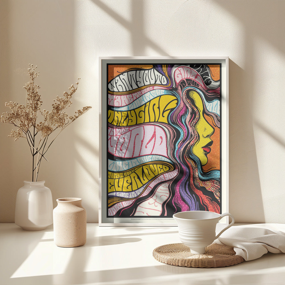 Only Girl in the World - Poster / Art Print - interiör