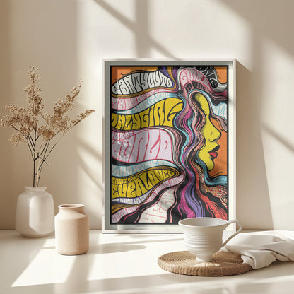Only Girl in the World - Poster / Art Print - interiör