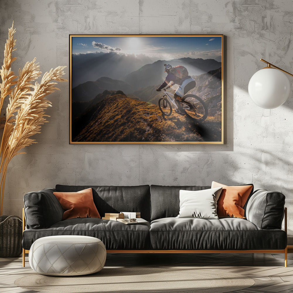 The call of the mountain - Poster / Art Print - interiör