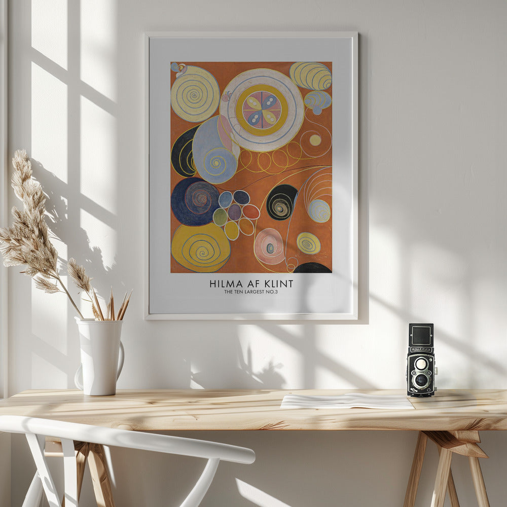 The Ten Largest No.3 Poster - Poster / Art Print - interiör