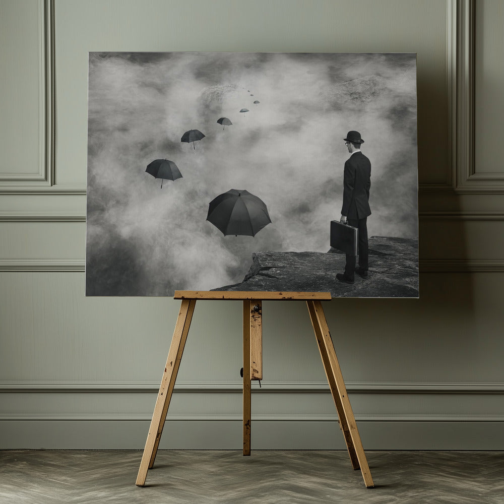 The Road Less Traveled - Poster / Art Print - interiör