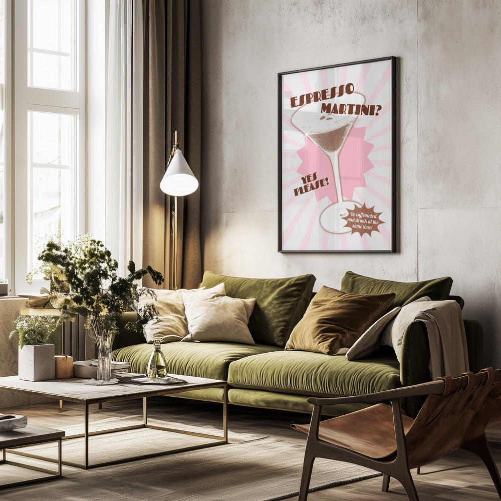 Espresso Martini - Poster / Art Print - interiör