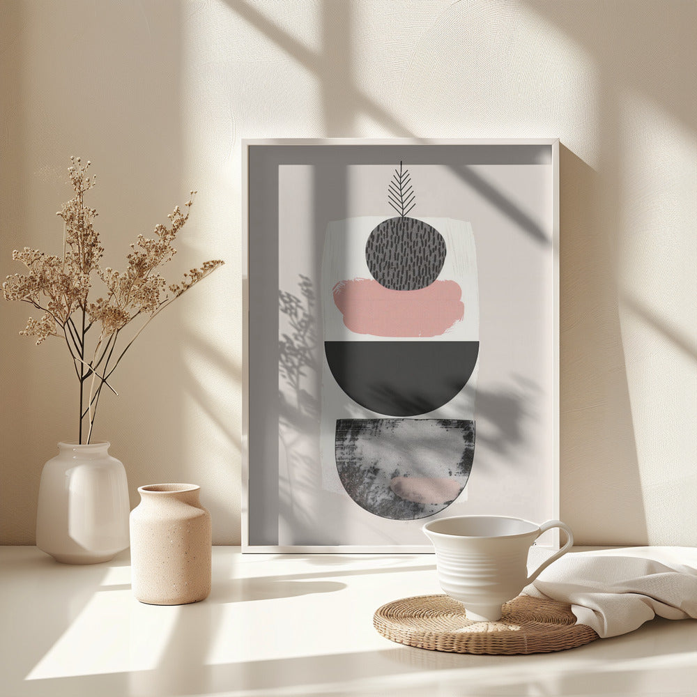 Abstract Minimalist Shapes No 6 - Poster / Art Print - interiör