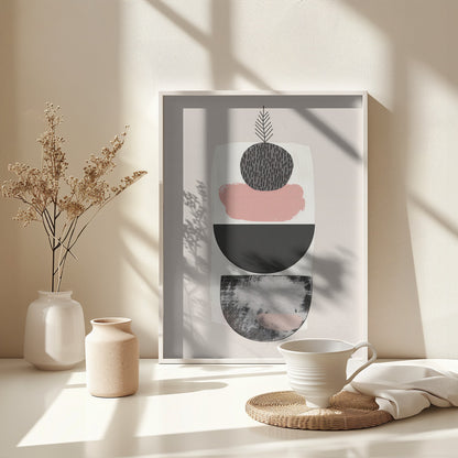 Abstract Minimalist Shapes No 6 - Poster / Art Print - interiör