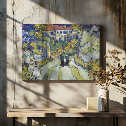 Stairway At Auvers (1890) - Poster / Art Print - interiör