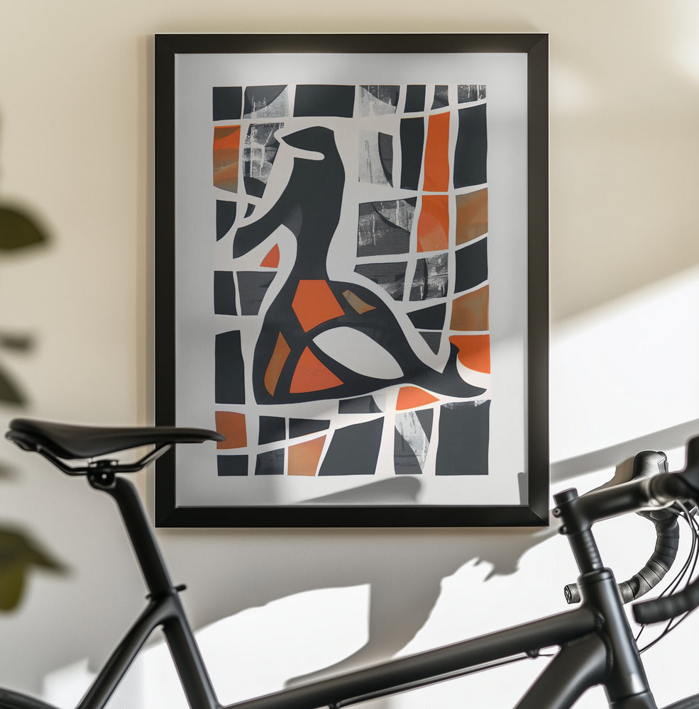 Geometric Aviary - Poster / Art Print - interiör