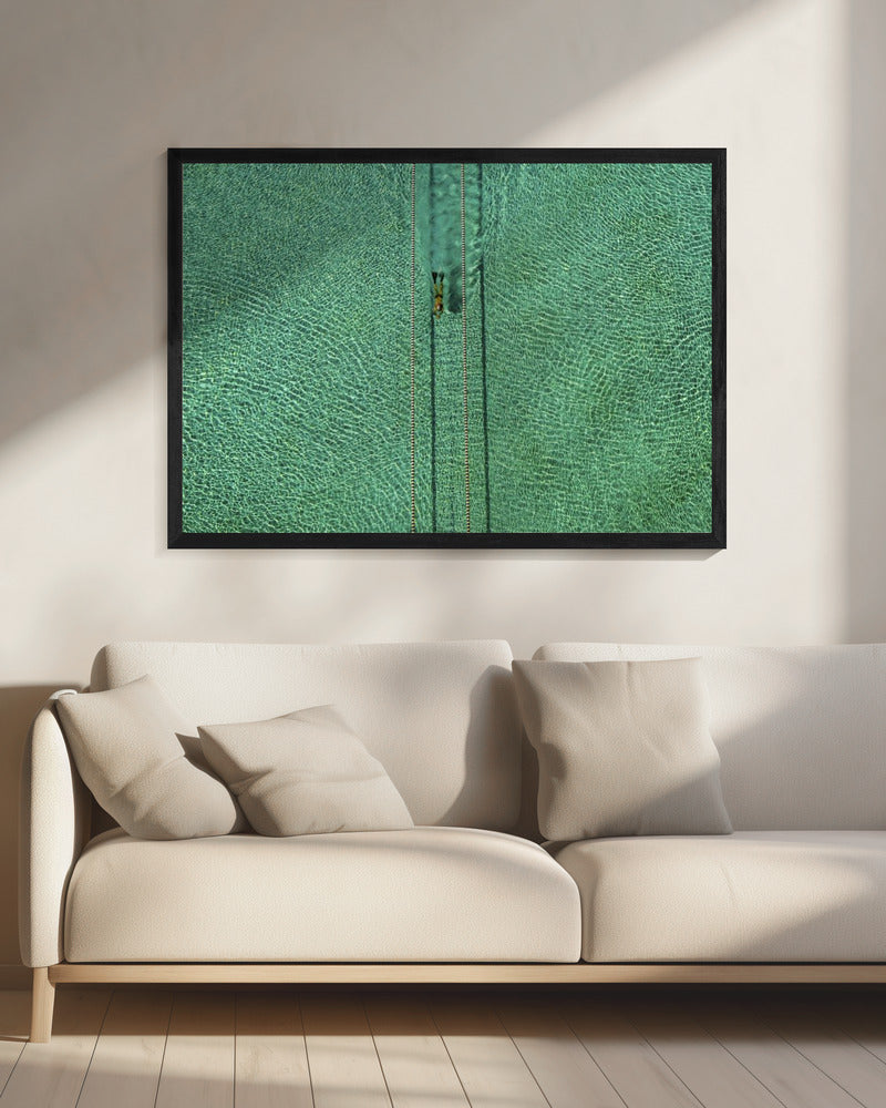 Swimmer - Poster / Art Print - interiör