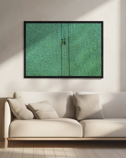 Swimmer - Poster / Art Print - interiör