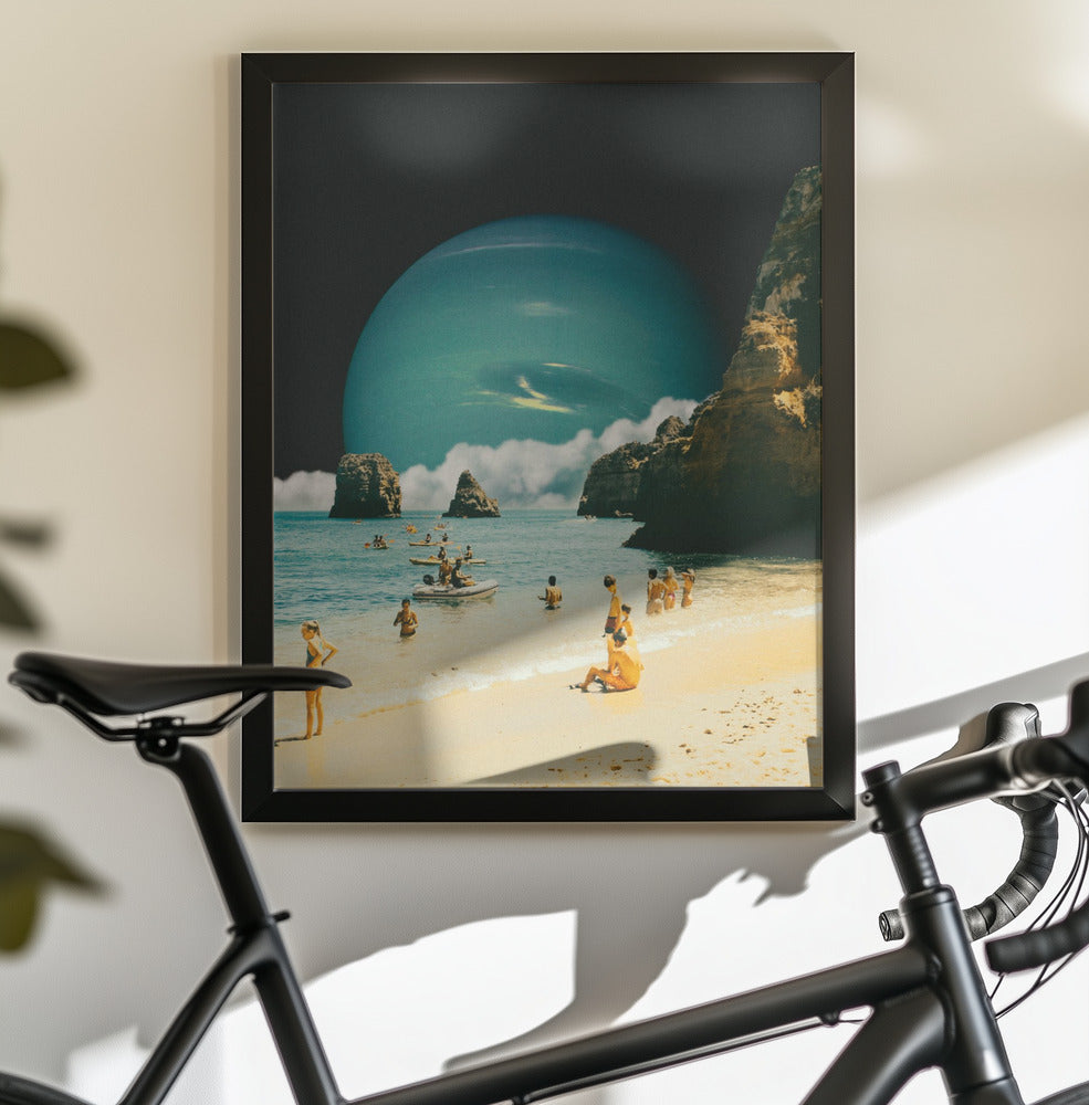 Space Beach - Poster / Art Print - interiör