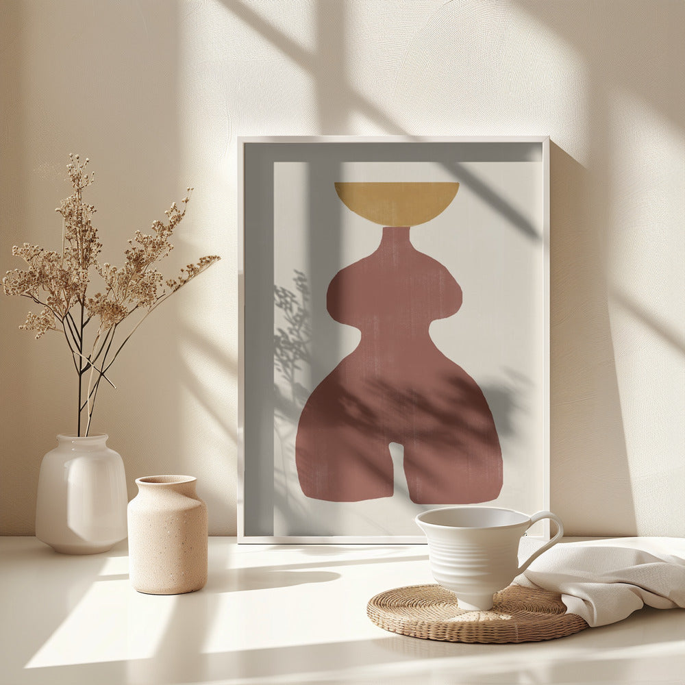 Vase No11. - Poster / Art Print - interiör