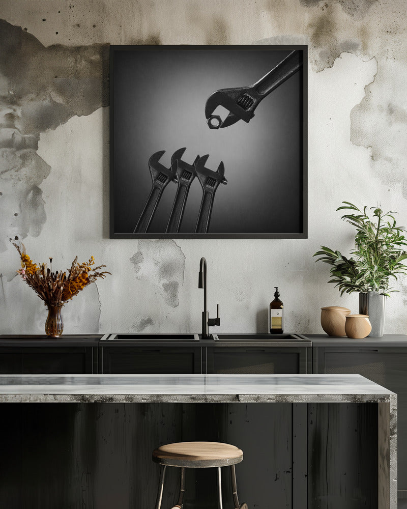 Feeding the young nestlings - Poster / Art Print - interiör