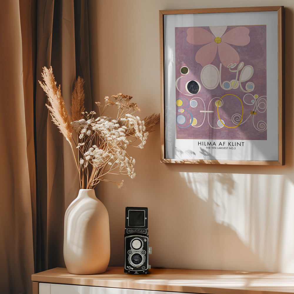 The Ten Largest No.5 Poster - Poster / Art Print - interiör