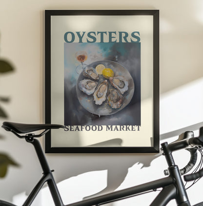 Oysters Seafood Market - Poster / Art Print - interiör
