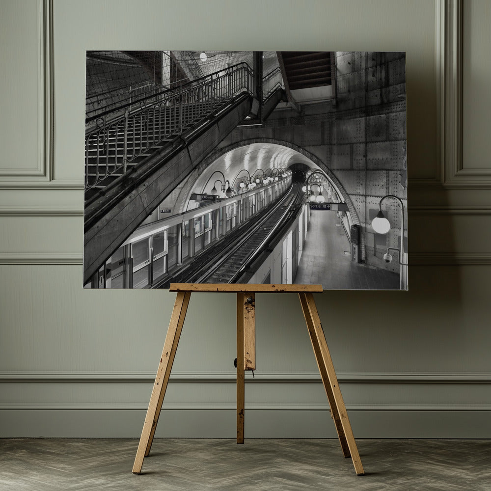 Metro - Paris - Poster / Art Print - interiör