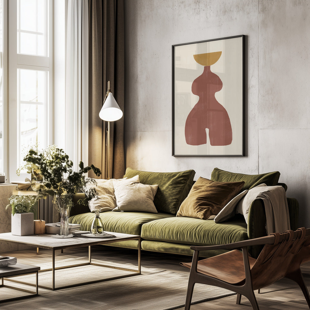 Vase No11. - Poster / Art Print - interiör