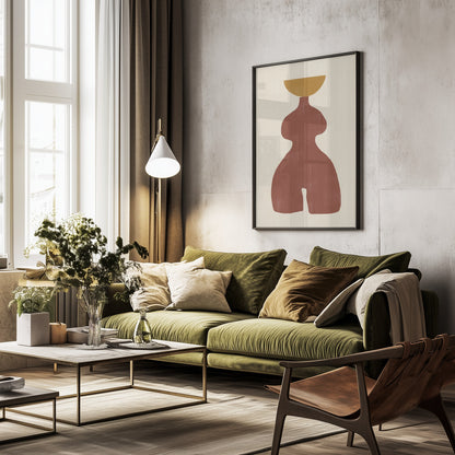 Vase No11. - Poster / Art Print - interiör