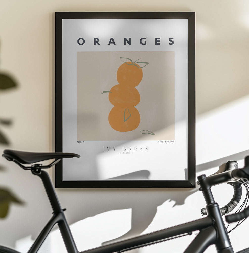 Oranges - Poster / Art Print - interiör