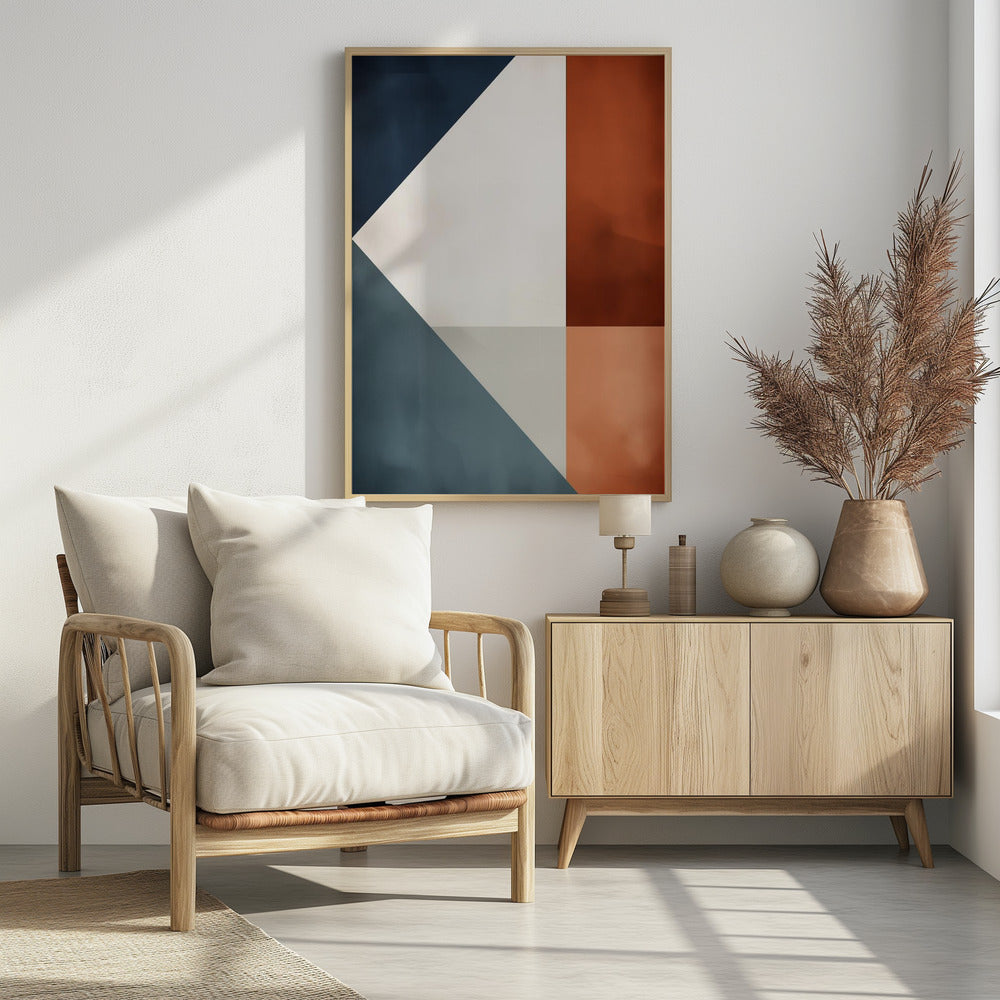 Perfect Geometric Shapes No 2 - Poster / Art Print - interiör