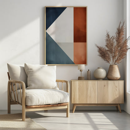Perfect Geometric Shapes No 2 - Poster / Art Print - interiör