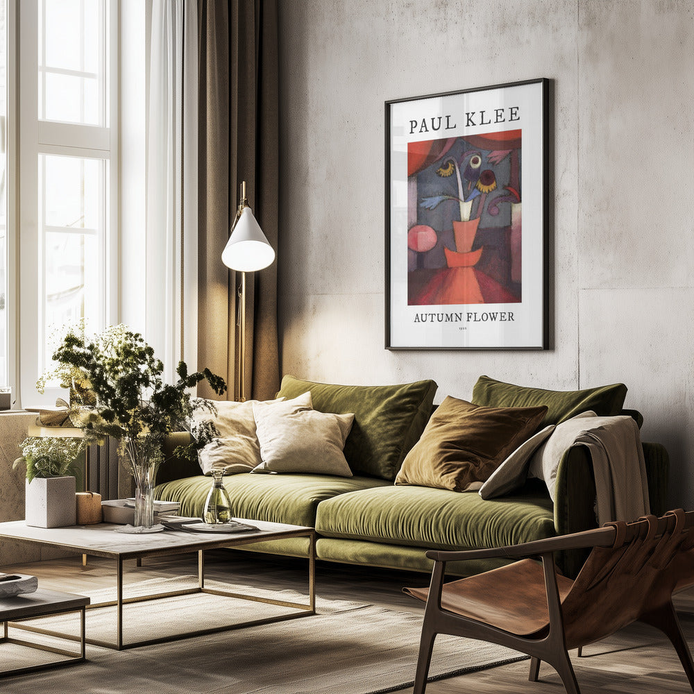 Autumn Flower 1922 - Poster / Art Print - interiör