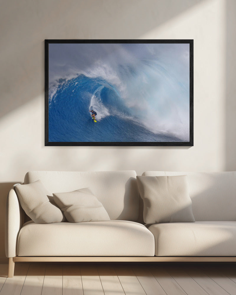 Surfing Jaws - Poster / Art Print - interiör