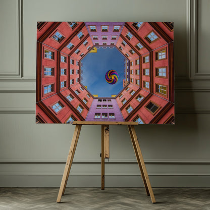 Shapes and Swirls - Poster / Art Print - interiör