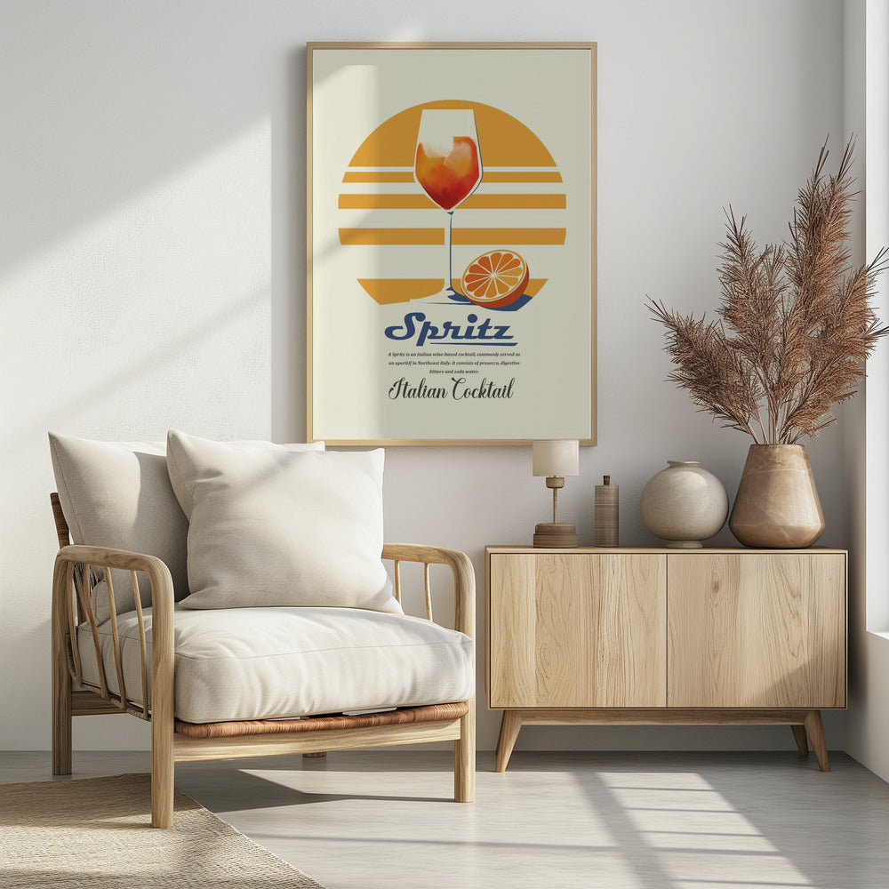 Spritz summer print - Poster / Art Print - interiör