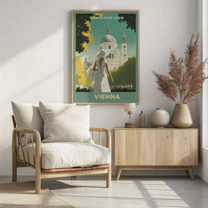 Vienna Summer Stroll - Poster / Art Print - interiör