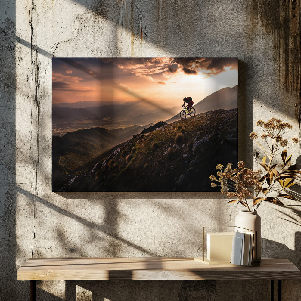 Sunset Ride - Poster / Art Print - interiör