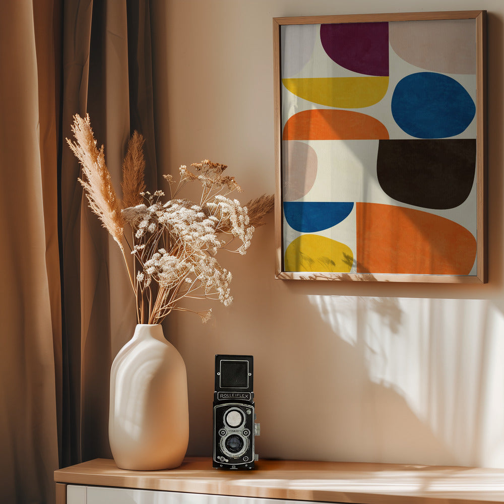 Vivid Bauhaus - Poster / Art Print - interiör