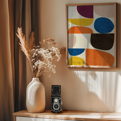 Vivid Bauhaus - Poster / Art Print - interiör