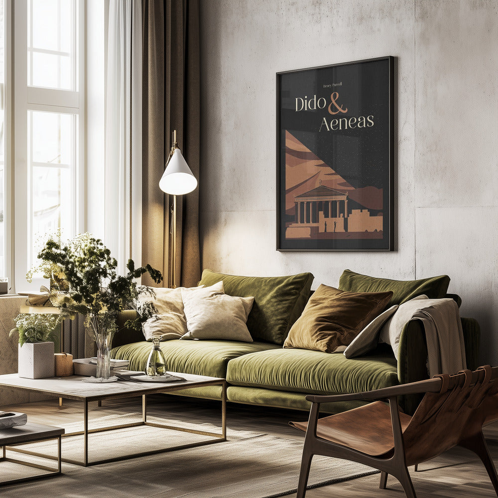 Dido and Aeneas - Poster / Art Print - interiör