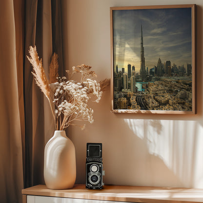 Downtown sunset view - Poster / Art Print - interiör