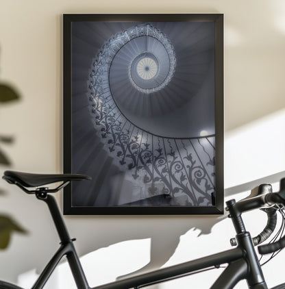 Tulip Stairs - Poster / Art Print - interiör