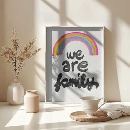 We Are Family - Poster / Art Print - interiör