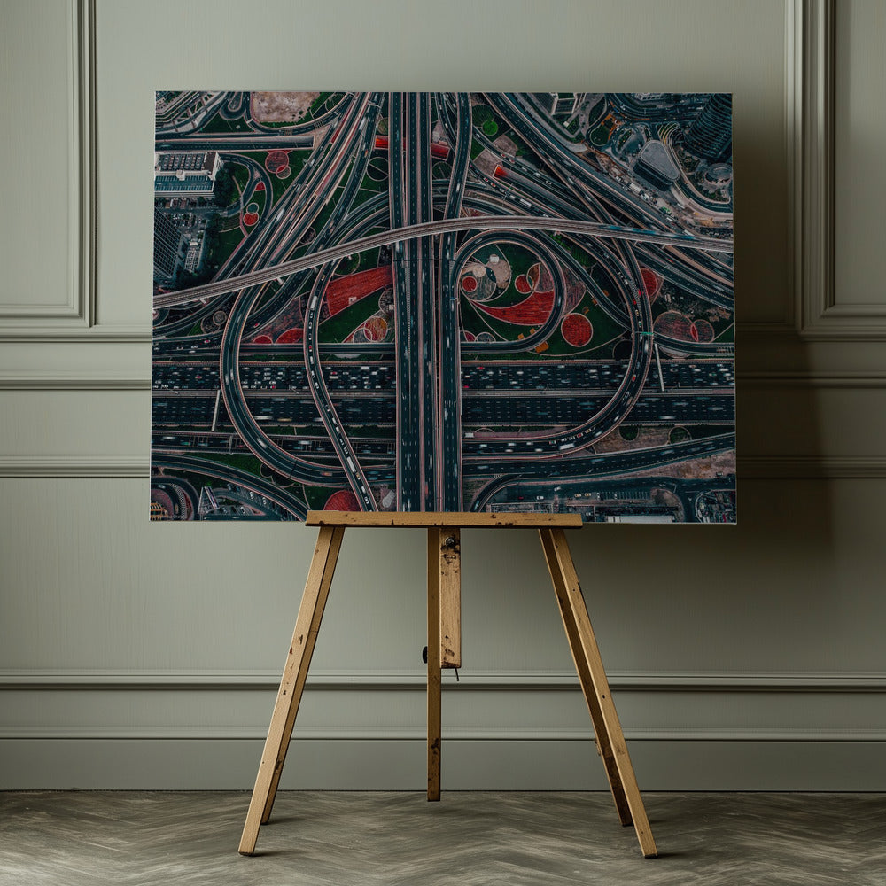 urban labyrinth - Poster / Art Print - interiör