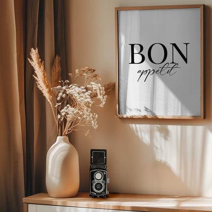 Bon Appetit No 1 - Poster / Art Print - interiör