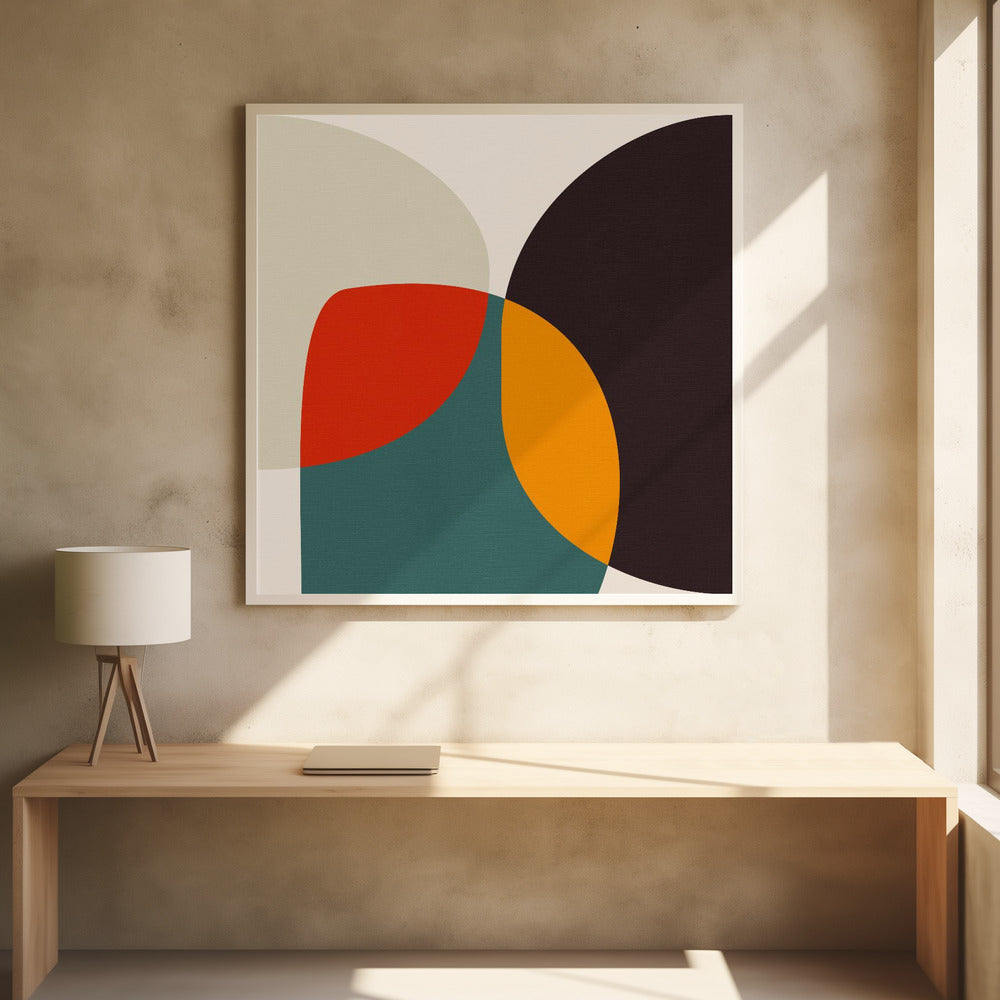 Bauhaus Modern Bold 3 - Poster / Art Print - interiör