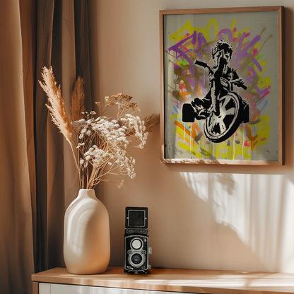Fuck war - Poster / Art Print - interiör