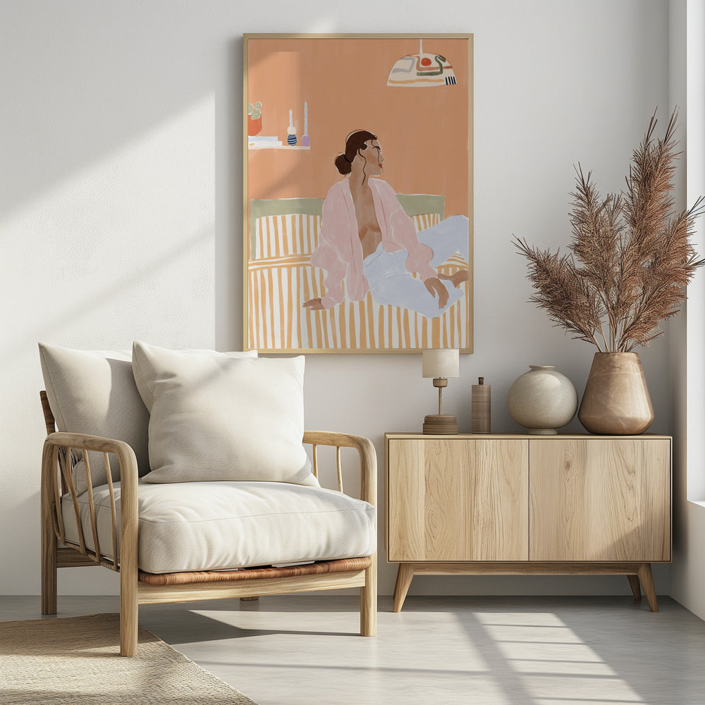 Just Let Me Chill - Poster / Art Print - interiör